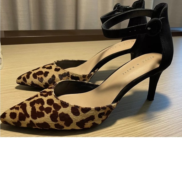 Kelly & Katie Size 9.5 Leopard print 2.5” Heel. #1351 - Picture 1 of 4